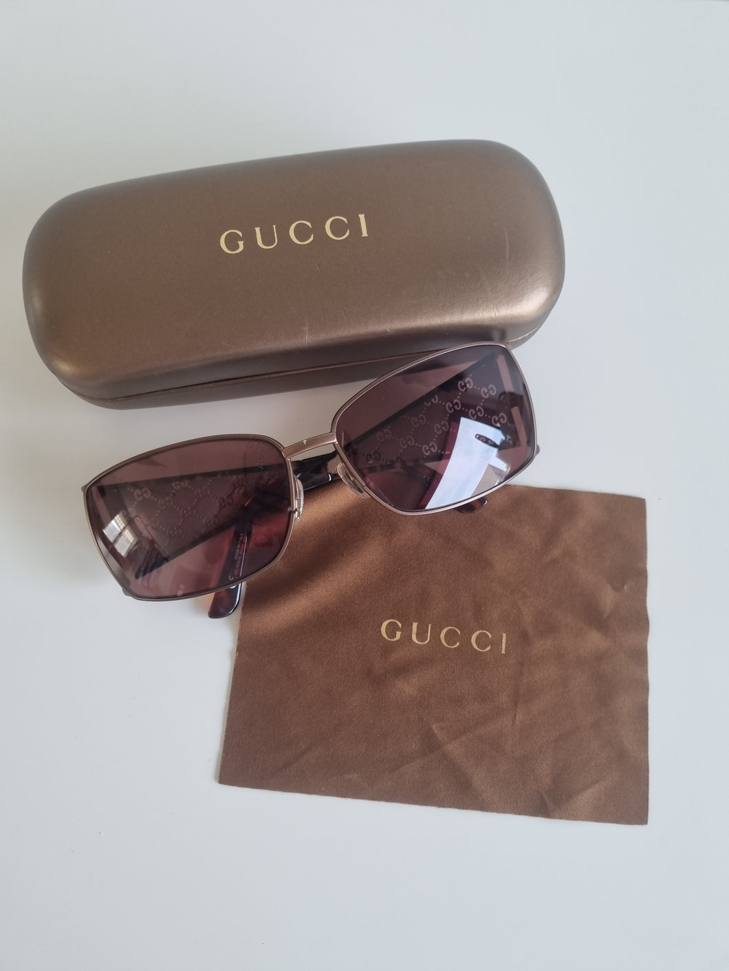 Authentic Gucci GG Monogrammed Sunglasses