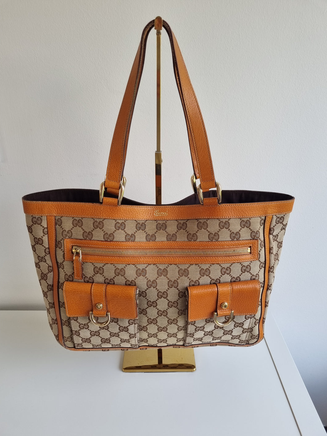 Authentic Vintage Gucci Abbey Tote Bag