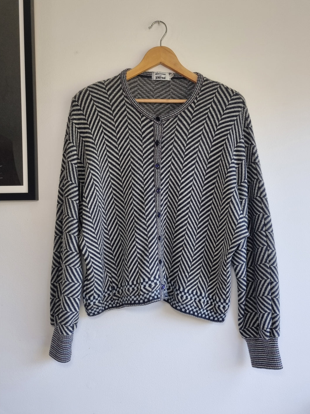 Bill Gibb Herringbone Cardi