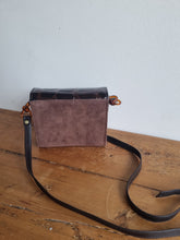 Load image into Gallery viewer, Vintage Suede Moccroc Crossbody Bag
