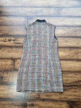 Load image into Gallery viewer, Theory Tweed Check 100% Silk Emoral Chromatic Dress 6/8
