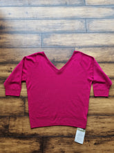 Load image into Gallery viewer, Vintage St.Michael Cerise Lambswool Jumper 14/16
