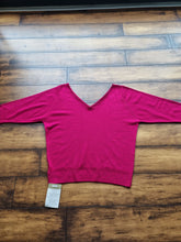 Load image into Gallery viewer, Vintage St.Michael Cerise Lambswool Jumper 14/16
