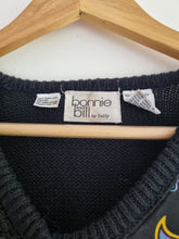 Load image into Gallery viewer, Vintage 80s Bonnie &amp; Bill Beaded Fringe Jumper M
