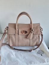 Load image into Gallery viewer, Authentic Genuine Mulberry Small Blush Marbled Grain Leather Bayswater Bag
