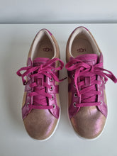 Load image into Gallery viewer, UGG Australia Camel &amp; Bright Pink Leather Ladies Trainers 4
