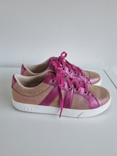 Load image into Gallery viewer, UGG Australia Camel &amp; Bright Pink Leather Ladies Trainers 4
