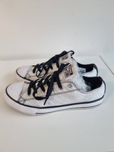 Load image into Gallery viewer, Converse All Stars Chuck Taylor Low Top Grey Shimmer Ladies Trainers 4
