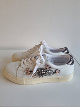 Load image into Gallery viewer, Dune Embellished Diamonte Crystal Beaded Ladies Trainers 6
