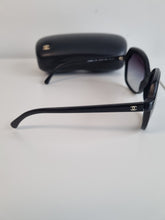 Load image into Gallery viewer, Authentic Genuine Chanel Black Frame with Purple Gradient Lenses Sunglasses
