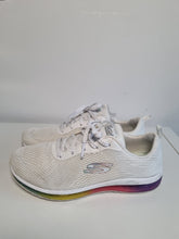 Load image into Gallery viewer, Skechers Air Cooled Memory Foam Rainbow Ladies Trainers 5
