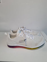 Load image into Gallery viewer, Skechers Air Cooled Memory Foam Rainbow Ladies Trainers 5
