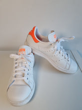 Load image into Gallery viewer, Adidas Stansmith White Orange Trainers 5
