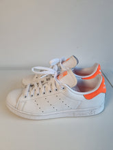 Load image into Gallery viewer, Adidas Stansmith White Orange Trainers 5
