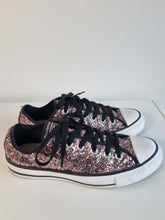 Load image into Gallery viewer, Converse All Stars Chuck Taylor Multicoloured Glitter Ladies Trainers 5
