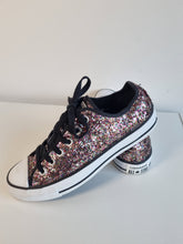 Load image into Gallery viewer, Converse All Stars Chuck Taylor Multicoloured Glitter Ladies Trainers 5
