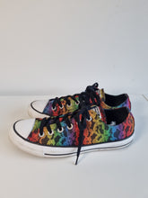 Load image into Gallery viewer, Converse All Stars Chuck Taylor Rainbow Lace Ladies Trainers 6
