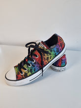 Load image into Gallery viewer, Converse All Stars Chuck Taylor Rainbow Lace Ladies Trainers 6
