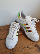 Load image into Gallery viewer, Adidas Superstar Holographic Stripe Ladies Trainers 5
