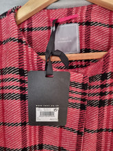 Load image into Gallery viewer, BNWT Next Checked Wool Mix Coat rrp £75 22
