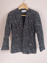 Load image into Gallery viewer, Calvin Klein Womens Textured Black Blazer Size 8
