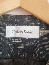 Load image into Gallery viewer, Calvin Klein Womens Textured Black Blazer Size 8
