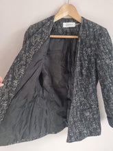 Load image into Gallery viewer, Calvin Klein Womens Textured Black Blazer Size 8
