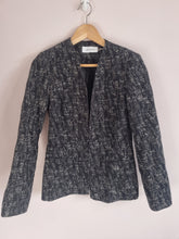 Load image into Gallery viewer, Calvin Klein Womens Textured Black Blazer Size 8
