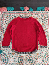 Load image into Gallery viewer, Vintage 100% Alpaca Peru Icelandic Nordic style Knitted Jumper 8
