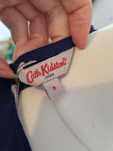 Load image into Gallery viewer, Cath Kidston Floral Navy Long Sleeved Wrap Dress 8
