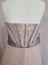 Load image into Gallery viewer, Coast Silk Mix Dusky Lilac Corset Lace Prom Wedding Guest Dress 12
