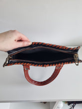 Load image into Gallery viewer, Rare Unique Vintage 70s Leather Woven Hippy Boho Bag
