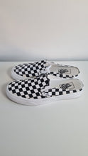 Load image into Gallery viewer, Vans Checkerboard Canvas Ladies Slip-on Mules 6
