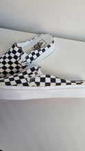 Load image into Gallery viewer, Vans Checkerboard Canvas Ladies Slip-on Mules 6
