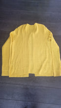 Load image into Gallery viewer, Ralph Lauren Yellow Cable Knit Ladies Cardigan XL
