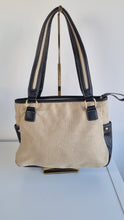 Load image into Gallery viewer, Nine West Y2K Leather &amp; Linen bag
