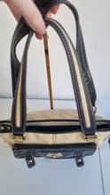 Load image into Gallery viewer, Nine West Y2K Leather &amp; Linen bag
