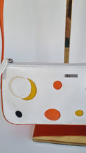 Load image into Gallery viewer, Fiorelli leather Y2K Abstrakt Orange White Shoulder Bag
