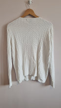 Load image into Gallery viewer, Ralph Lauren Sport White Cable Knit Cardigan XL
