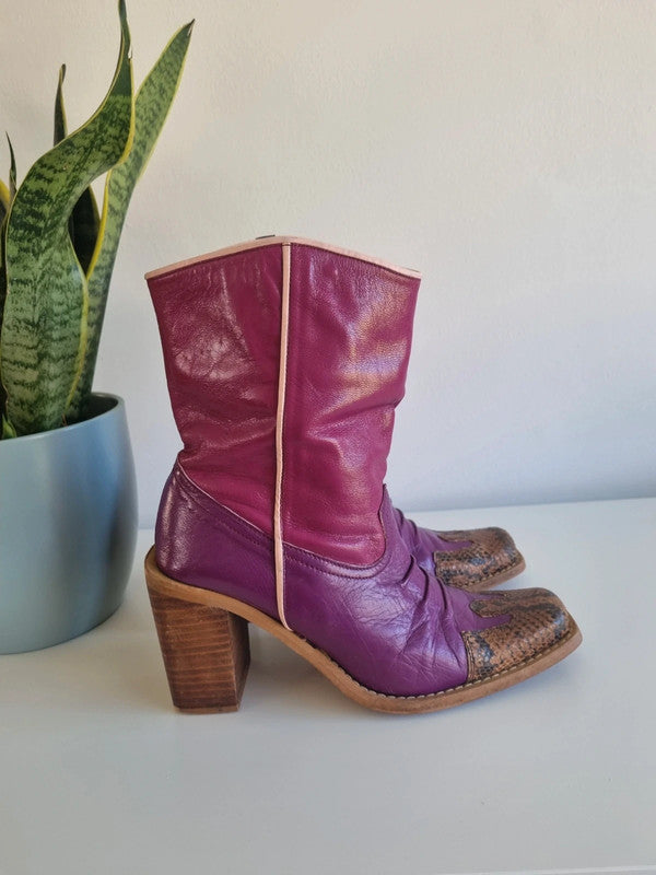 Vintage Faith Cowboy Boots 4