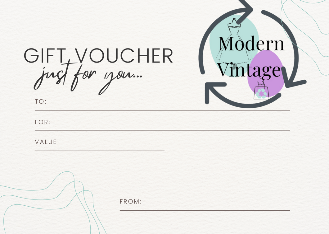 Modern Vintage - Gift Card