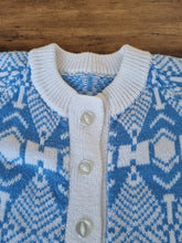 Load image into Gallery viewer, Hand-knitted Vintage Style Fishermans Woollen Cardigan 12
