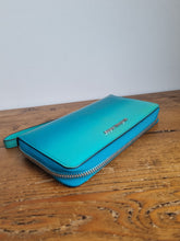 Load image into Gallery viewer, Michael Kors Ombre Teal Purse Wristlet
