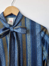 Load image into Gallery viewer, Vintage 70s Pussybow Blouse 10/12
