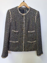 Load image into Gallery viewer, Couture Vintage Tweed Blazer up to size 10
