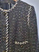 Load image into Gallery viewer, Couture Vintage Tweed Blazer up to size 10
