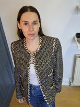 Load image into Gallery viewer, Couture Vintage Tweed Blazer up to size 10
