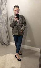 Load image into Gallery viewer, Dogtooth Vintage Blazer 12/14
